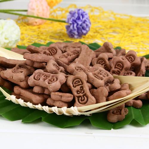 宠物食品 狗零食 狗饼干 禾露除臭饼干220g牛肉夹心味 泰迪狗零食